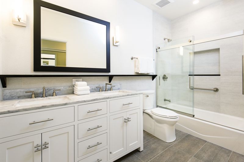 Modern Vanity with Vessel Sink